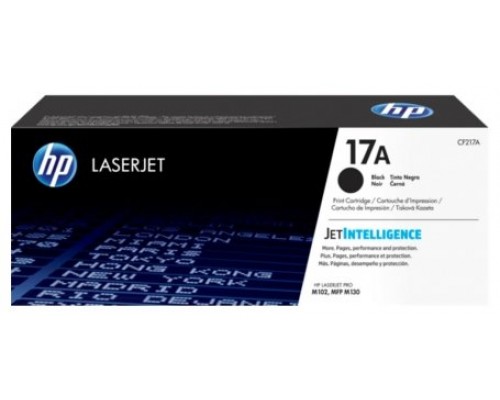 HP LaserJet Pro M102/M104/MFP M130/M132 Toner Negro 17A