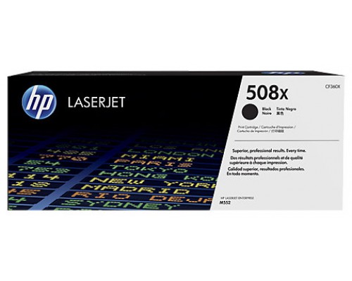 HP 508X TONER HP508X NEGRO (CF360X) (Espera 4 dias)