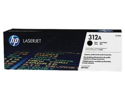 HP 312A TONER HP312A NEGRO (CF380A) (Espera 4 dias)