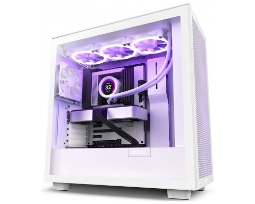 CAJA ATX SEMITORRE NZXT H7 FLOW BLANCA CRISTAL