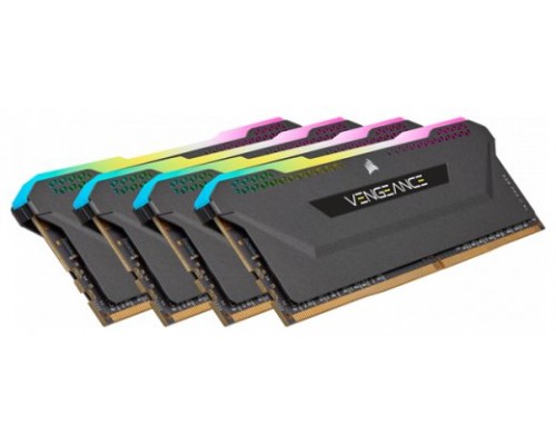 Corsair Vengeance CMH32GX4M4D3600C18 módulo de memoria 32 GB 4 x 8 GB DDR4 3600 MHz (Espera 4 dias)