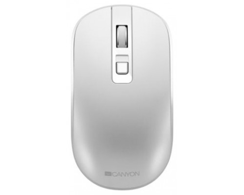 RATON OPTICO WIRELESS RECARGABLE MW-18 BLANCO PERLA CANYON (Espera 4 dias)