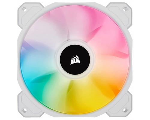 VENTILADOR AUXILIAR SP120 RGB ELITE 120MM WHITE SINGLE PACK CORSAIR (Espera 4 dias)