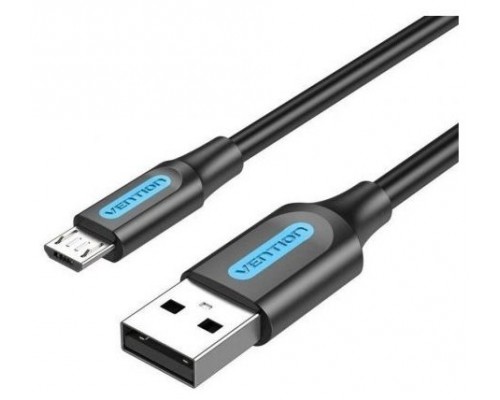 CABLE USB 2.0 A MICRO USB 3 M NEGRO VENTION (Espera 4 dias)