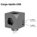 Coolbox CUBIK Base 3 Enchufes Carga USB C+A