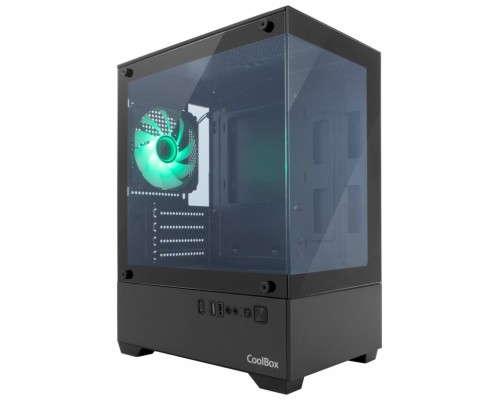 Coolbox Caja Gaming MATX GM200 V.Lite S.FTE ARGB N