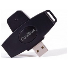 LECTOR EXTERNO USB2.0 COOLBOX DNI-E POCKET 2 NEGRO (Espera 4 dias)