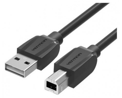 CABLE USB 2.0 IMPRESORA TIPO USB A/M-B/M 0.5 M NEGRO VENTION (Espera 4 dias)