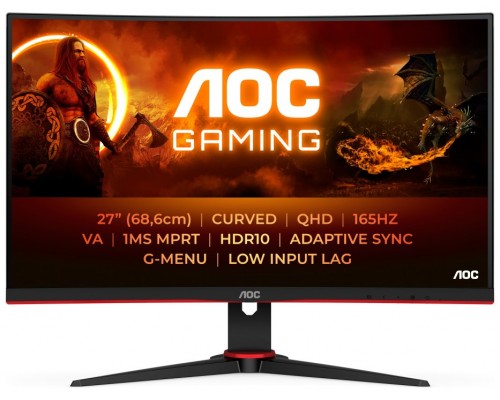 MONITOR 27 AOC GAMING CURVO CQ27G2SE QHD 2560X1440
