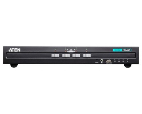 ATEN Switch KVM seguro DVI USB de 4 puertos (compatible con PSS PP v3.0) (Espera 4 dias)