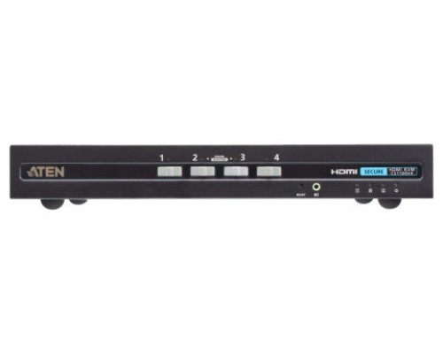 ATEN Switch KVM de seguridad avanzada HDMI USB de 4 puertos (compatible con PSD PP v4.0) (Espera 4 dias)