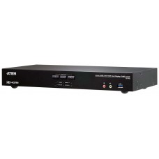 ATEN Switch KVMP™ USB 3.0 4K HDMI para dos pantallas de 2 puertos (Espera 4 dias)