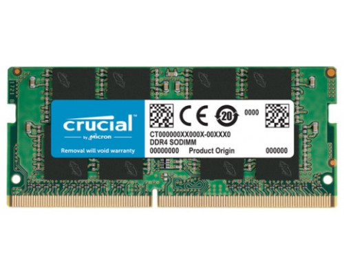 MEMORIA CRUCIAL SO-DIMM DDR4 16GB 3200MHZ CL22 (Espera 4 dias)