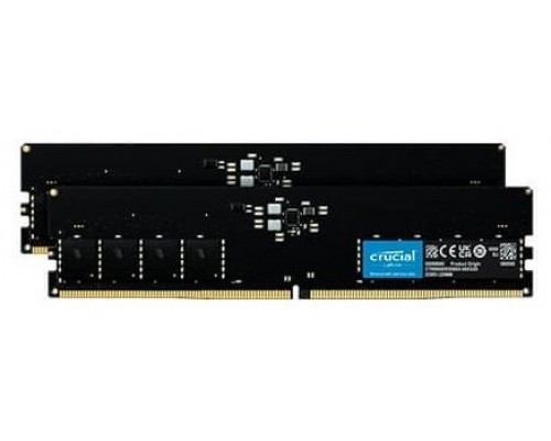 MEMORIA CRUCIAL DIMM DDR5 32GB (2X16GB) 4800MHZ CL40 (Espera 4 dias)