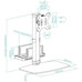 Tooq DB1127TN-B Soporte mesa Monitor+Minipc 17-27