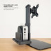 Tooq DB1127TN-B Soporte mesa Monitor+Minipc 17-27