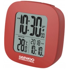 Reloj Despertador Digital Rojo Daewoo (Espera 2 dias)