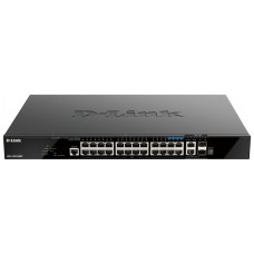 SWITCH D-LINK GESTIONABLE L3 20P GIGA POE + 4P 2.5G POE+ 2P 10G + 2P 10GSFP (Espera 4 dias)