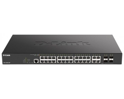 D-LINK SWITCH 24 PUERTOS 10/100/1Gbit w/4 Combo 1000BaseT/SFP PoE (Espera 4 dias)