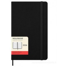 AGENDA 2026 TAPA DURA 12 MESES DIARIA L (13 X 21 CM) NEGRA MOLESKINE DHB12DC3Y26 (Espera 4 dias)