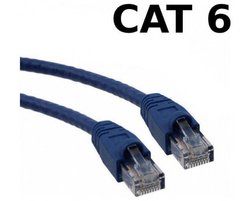 CABLE RED LATIGUILLO RJ45 CAT.6 UTP AWG24 AZUL 2.0 M