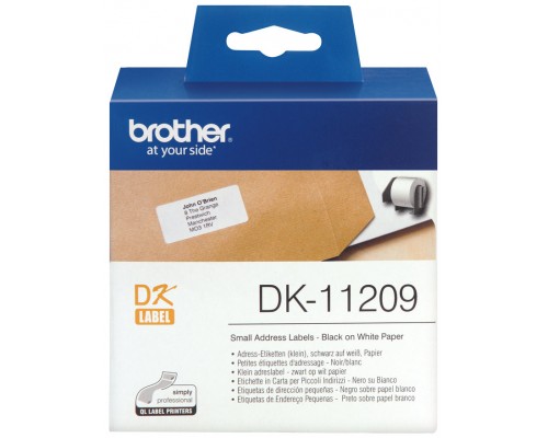 ETIQUETAS BROTHER DE DIRECCIÓN PEQUEÑAS 62MMX29MM, 800 UNIDADES DE PAPEL