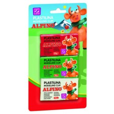 BLISTER 3 UNIDADES PLASTILINA  DE 50 GRS. ALPINO DP000116 (Espera 4 dias)