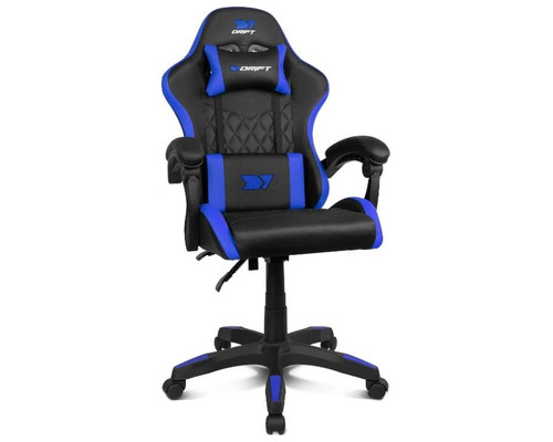 DRIFT Silla Gaming DR35 Negra-Azul Eléctrico DRIFT Silla Gaming DR35 Negra-Azul Eléctrico