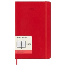 AGENDA 2026 TAPA BLANDA 12 MESES DIARIA L (13 X 21 CM) ROJO MOLESKINE DSF212DC3Y26 (Espera 4 dias)