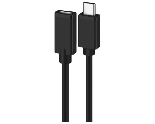 CABLE ALARGADOR USB 2.0 EWENT USB-C MACHO USB-C HEMBRA 1,8m NEGRO