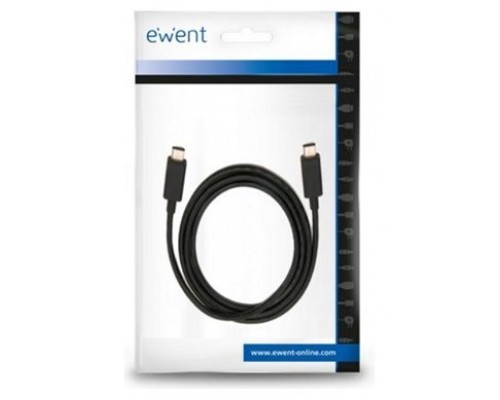 CABLE USB 3.2 EWENT GEN1 TYPE C SUPERSPEED 10GBPS 5A VIDEO DISPLAY 4K 60HZ 1M