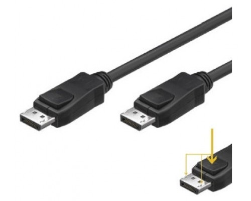 CABLE DISPLAYPORT V1.2 RESOLUCION 4K A 60HZ 2 METROS COBRE