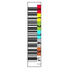 ULTRIUM Etiqueta LTO-5 - 6dig. Horiz./Color/barcode