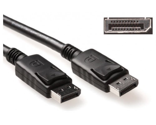 Ewent Cable Displayport 4k @ 60hZ, A/A AWG28, 1mt