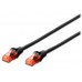 Ewent EW-6U-030 cable de red Negro 3 m Cat6 U/UTP (UTP) (Espera 4 dias)