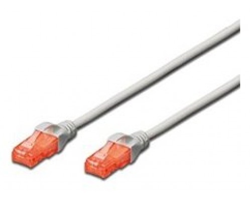 Ewent EW-6U-100 cable de red Gris 10 m Cat6 U/UTP (UTP) (Espera 4 dias)