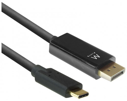 CABLE CONVERTIDOR EWENT USB-C DISPLAYPORT 4K 60HZ 2 METROS