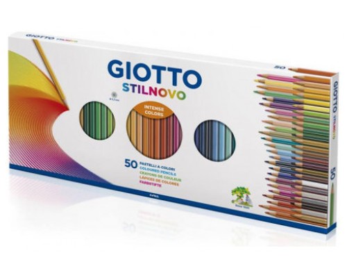 GIOTTO STILNOVO CAJA 50 LAPICEROS + SACAPUNTAS GIOTTO F257300 (Espera 4 dias)