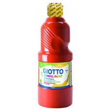 Giotto Témpera Escolar 500 ml Botella Rojo (Espera 4 dias)
