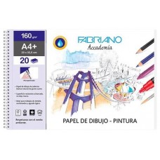 FABRIANO BLOC MICROPERFORADO DIBUJO Y PINTURA 20H 160G A4+