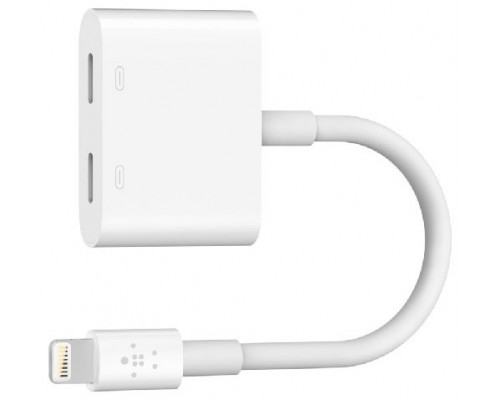 Adaptador Belkin F8j198btwht Audio + Carga Lightning