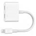 Adaptador Belkin F8j198btwht Audio + Carga Lightning