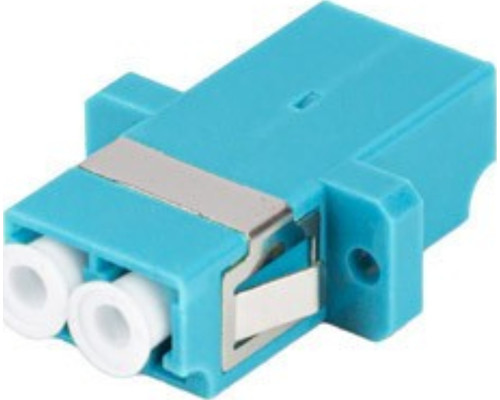 ADAPTADOR FIBRA OPTICA LANBERG LC/UPC OM3 MULTIMODO DUPLEX AZUL TURQUESA ADAPTADOR FIBRA OPTICA LANBERG LC/UPC OM3 MULTIMODO DUPLEX AZUL TURQUESA