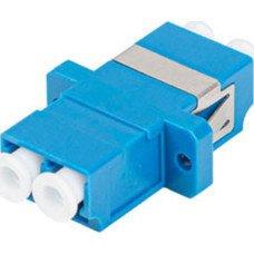ADAPTADOR FIBRA OPTICA LANBERG LC/UPC MONOMODO DUPLEX AZUL