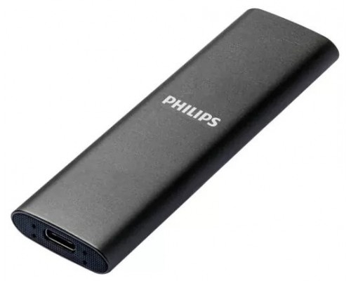 Disco M.2 Externo Philips 250gb Usb-c/usb3.0 540mb