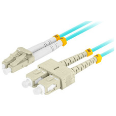 CABLE DE FIBRAOPTICA LANBERG 2M MULTI LC/UPC-SC/UPC DUPLEX OM3 LSZH 3.0MM BL CABLE DE FIBRAOPTICA LANBERG 2M MULTI LC/UPC-SC/UPC DUPLEX OM3 LSZH 3.0MM BL