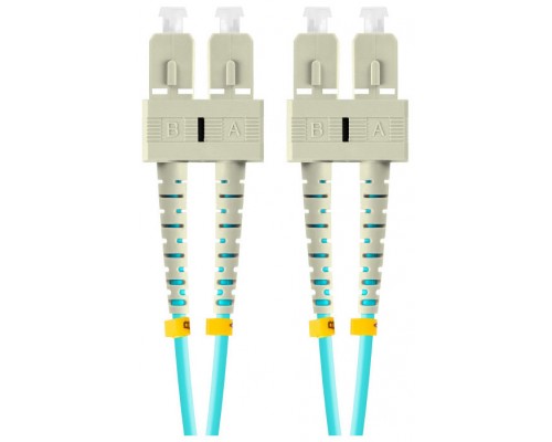 CABLE DE FIBRAOPTICA LANBERG 1M MULT SC/UPC-SC/UPC DUPLEX OM3 50/125 LSZH AZUL