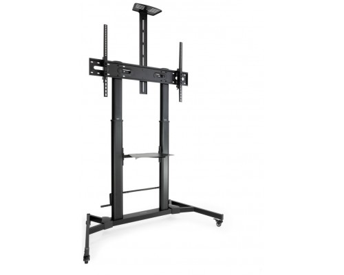 SOPORTE SUELO + REGULACION 60""-100"" NEGRO TOOQ (Espera 4 dias)