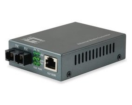 CONVERTIDOR FIBRA LEVEL ONE FVT-1104 RJ45 ETHERNET A CONVERTIDOR FIBRA LEVEL ONE FVT-1104 RJ45 ETHERNET A