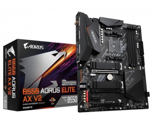 PLACA BASE GIGABYTE B550 AORUS ELITE AX V2 AM4 MATX 4XDDR4